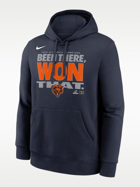 Nike Chicago Bears 2025 NFC North Champions Trophy Men's Nike NFL Pullover Hoodie