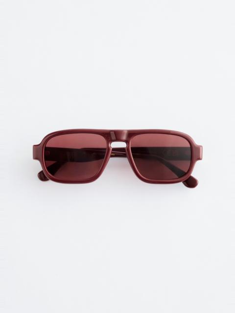 & Other Stories Square-Frame Aviator Sunglasses