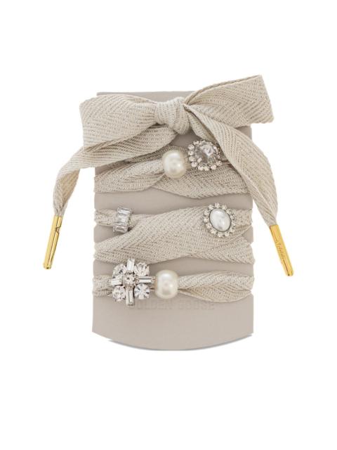 Golden Goose pearl-embellished shoelaces