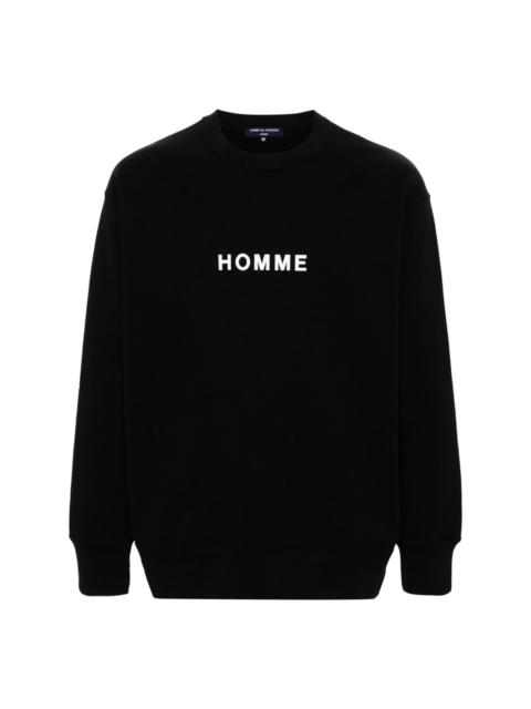 Comme des Garçons Homme Sudadera cotton sweatshirt
