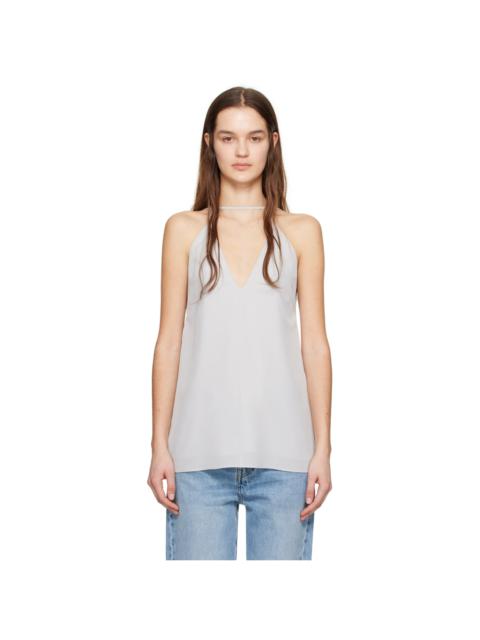 TOTEME Gray Double Halter Camisole