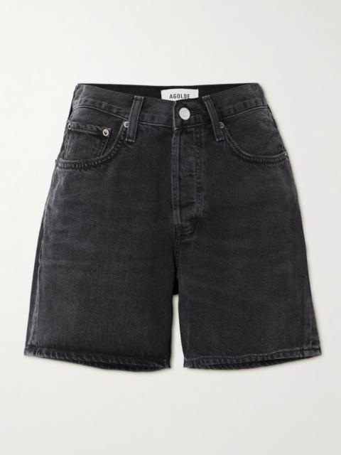 AGOLDE V-waist Denim Shorts