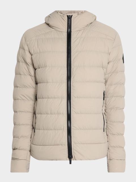 Canada Goose Men's Crofton Packable Quilted Matte Ripstop Hoodie