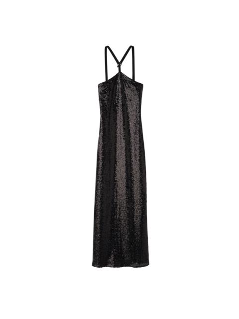Longchamp Long dress Black - Glitter
