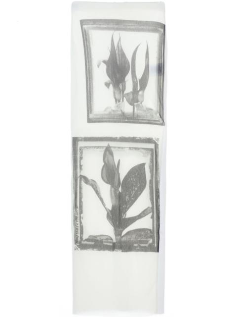 Jean Paul Gaultier floral-print midi skirt