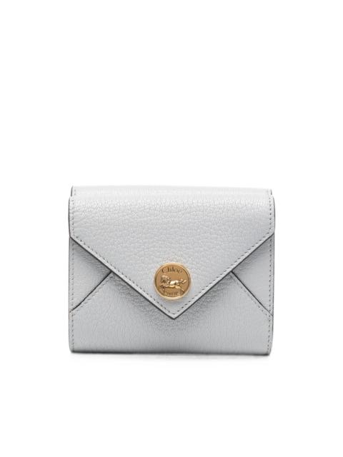 Chloé small logo-plaque trifold wallet