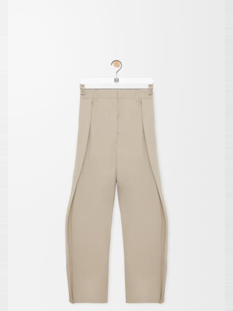 Loewe Trousers in cotton and silk
