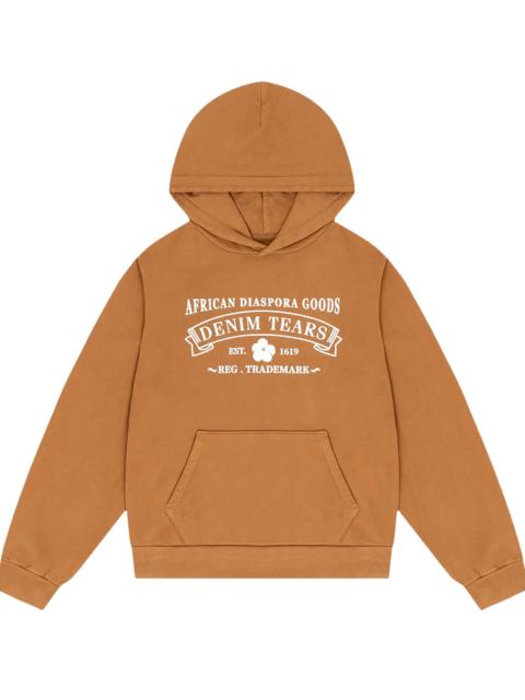 DENIM TEARS ADG Hoodie "Washed Brown" DT329