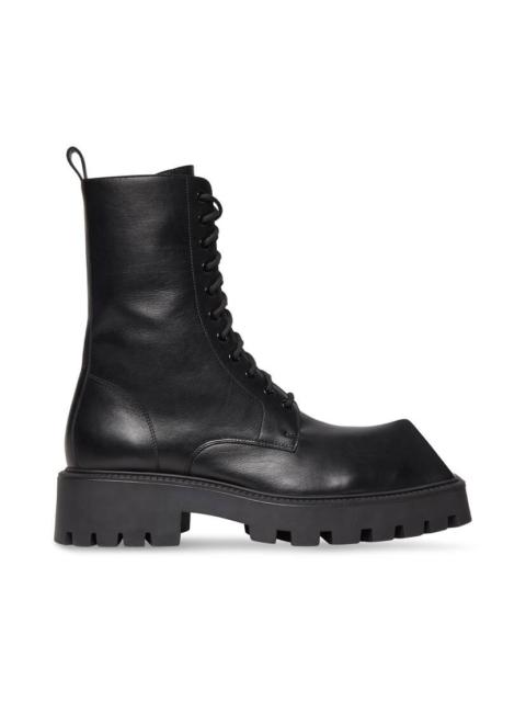 BALENCIAGA Men's Rhino 25mm Lace-up Boot  in Black