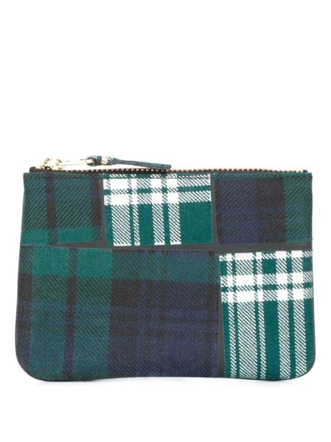 Tartan Patchwork Small Pouch