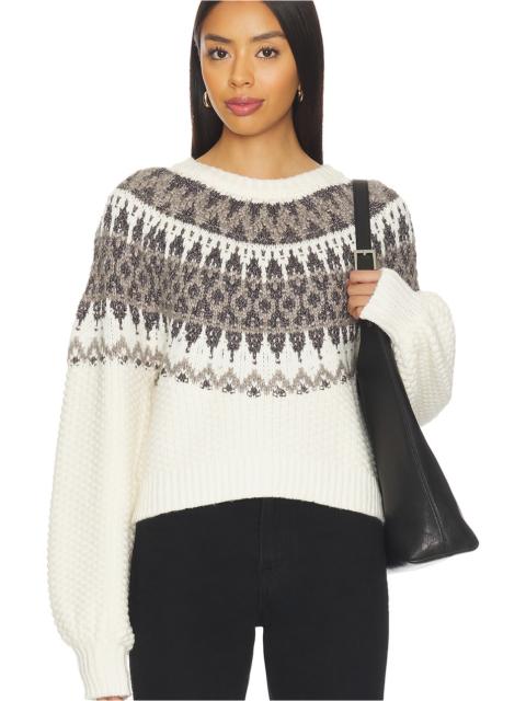525 america Alora Long Sleeve Fair Aisle Top
