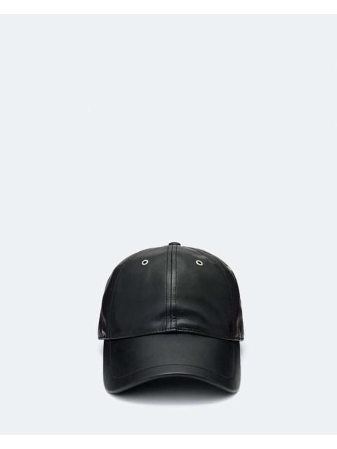 ALLSAINTS LEATHER BASEBALL CAP