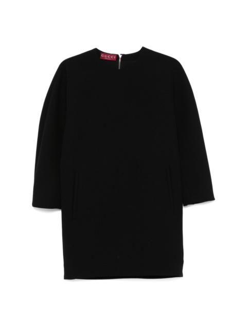GUCCI wool mini dress