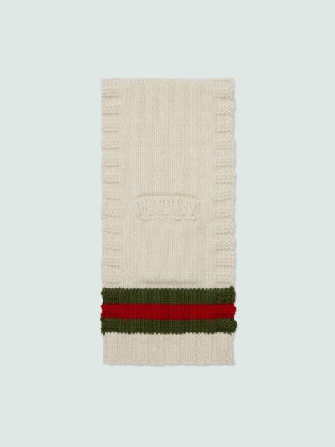 GUCCI Wool scarf with pockets
