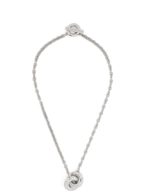 Loewe Donut single link necklace in sterling silver