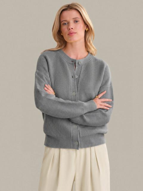 525 america Emy: Crewneck Cotton Cardigan