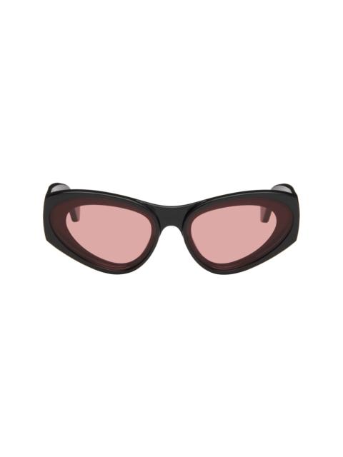 Loewe Black Paula's Ibiza Goggle Cat-Eye Sunglasses