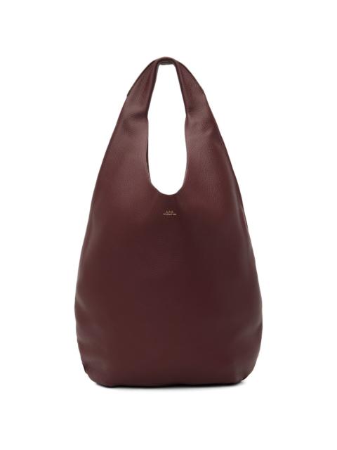 A.P.C. Burgundy La Neige Bag