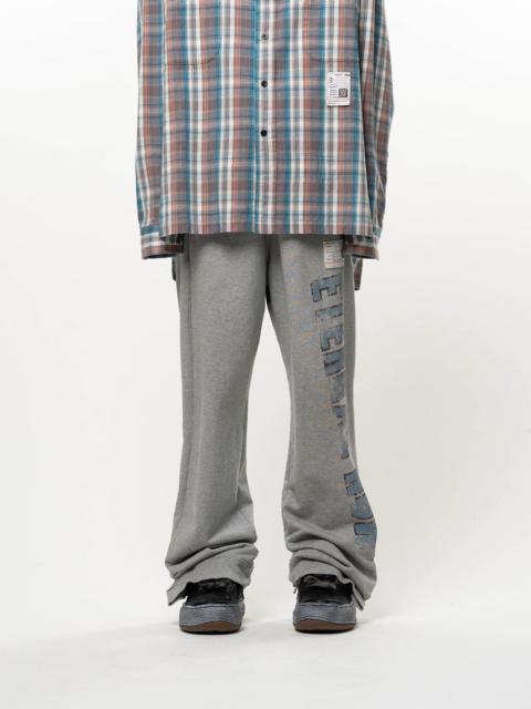 Maison MIHARAYASUHIRO Folded College Logo Sweat Pants