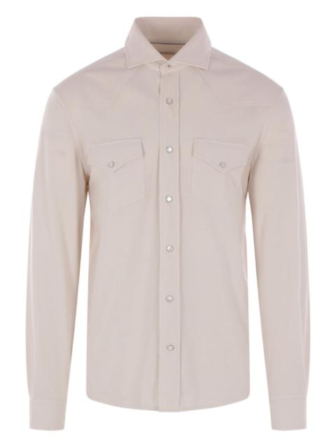 Brunello Cucinelli flap-pocket shirt