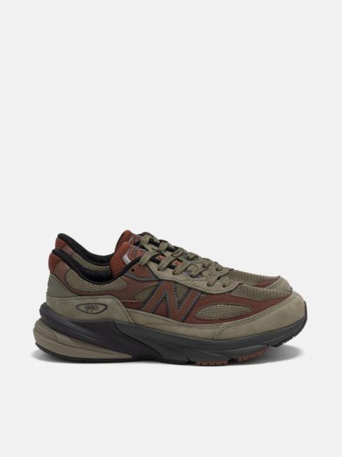 New Balance Made in USA 990v6 Dark Camo/Rich Oak/Black Cement