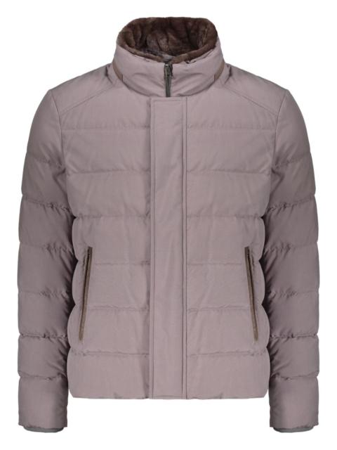 Herno zip quilted jacket
