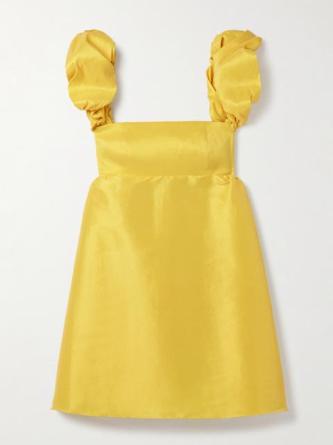 KIKA VARGAS Angela Taffeta Mini Dress