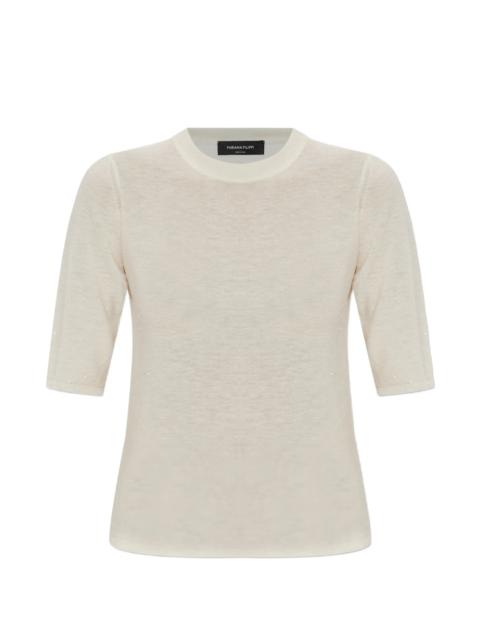 FABIANA FILIPPI Fabiana Filippi Sequin-embellished Short-sleeve T-shirt