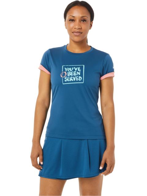 Asics WOMEN'S COURT GRAPHIC TEE