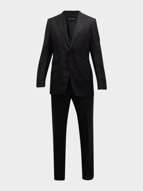 TOM FORD Men's Wool-Silk Master Twill Suit
