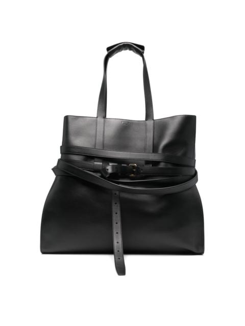 Moschino leather tote bag