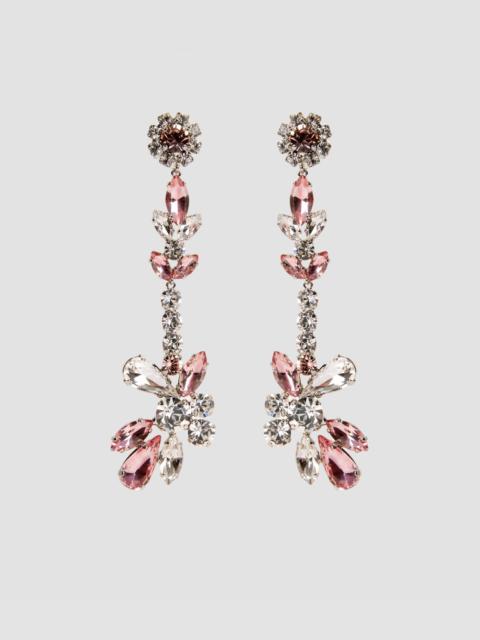 Erdem CRYSTAL LONG EARRING