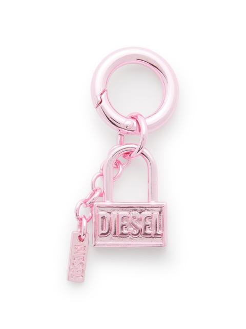 Diesel METAL KEYRING CHARM WITH PADLOCK DESIGN