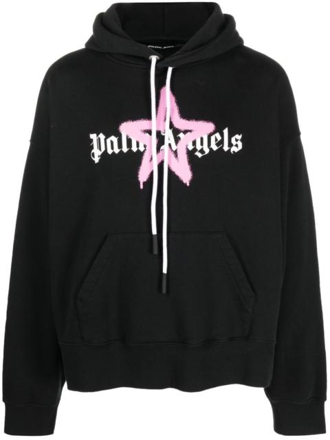 Palm Angels star sprayed-print sweatshirt