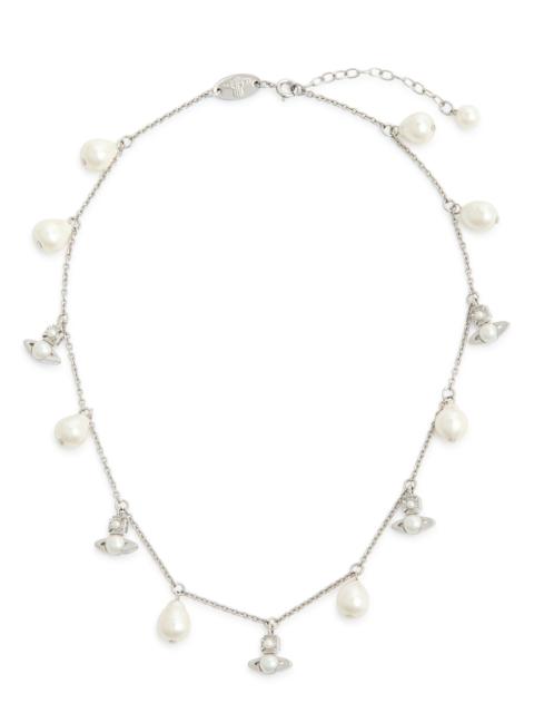 Emiliana embellished charm necklace