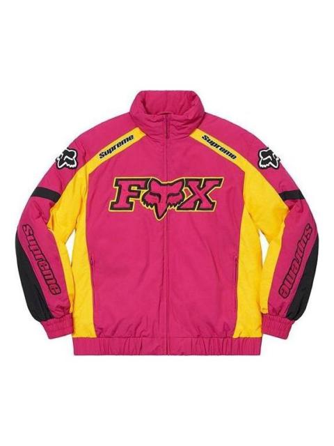 Supreme Supreme Fox Racing Puffy Jacket 'Pink Yellow Black' SUP-FW20-180