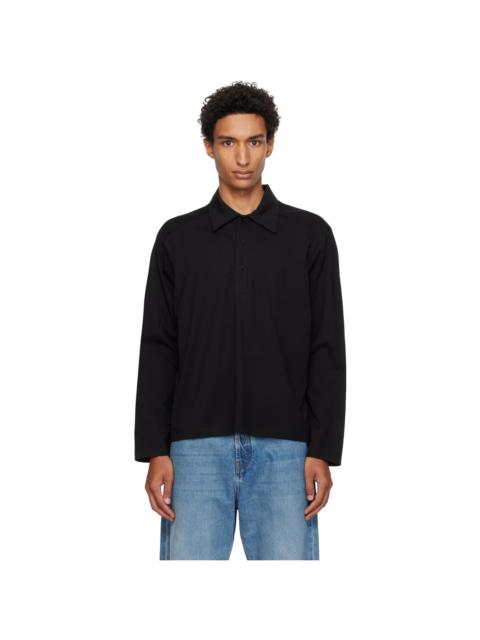 LADY WHITE CO. Black L/S Walter Polo