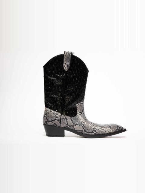Martine Rose Martine Rose Cowboy Boot Grey