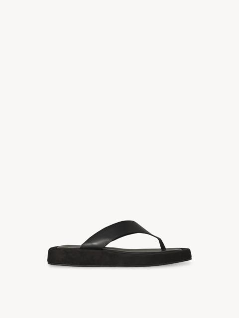 The Row Ginza Sandal in Leather