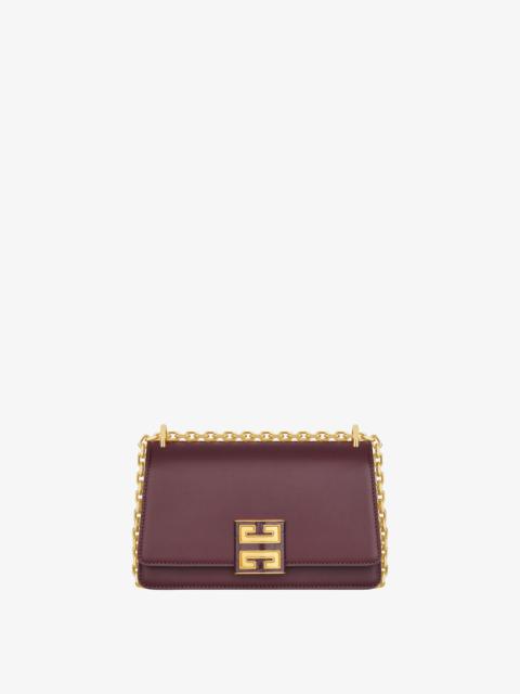 Givenchy SMALL 4G BAG IN LEATHER WITH CHAIN