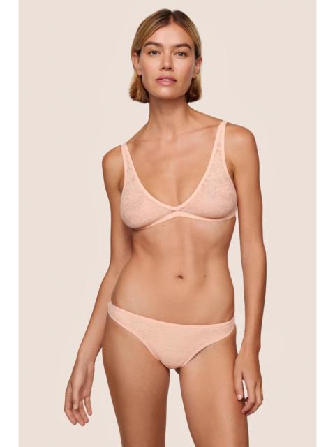 eberjey Soft Stretch Recycled Lace Thong