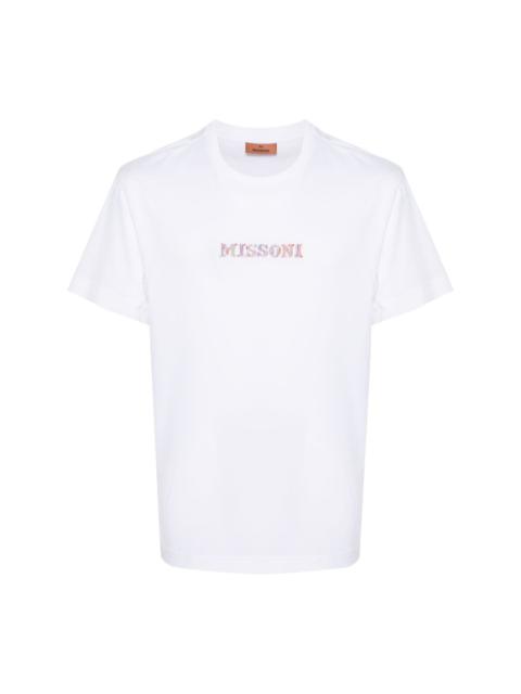 Missoni embroidered-logo cotton T-shirt