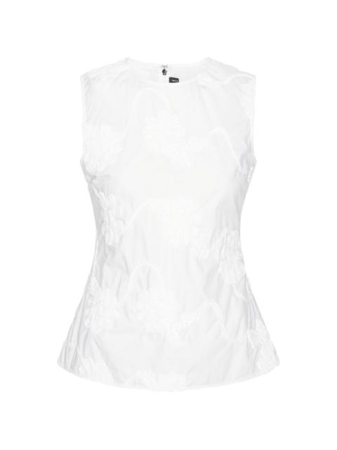 ROTATE flower sleeveless blouse
