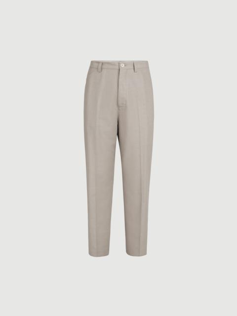 Brunello Cucinelli Cotton and linen panama trousers