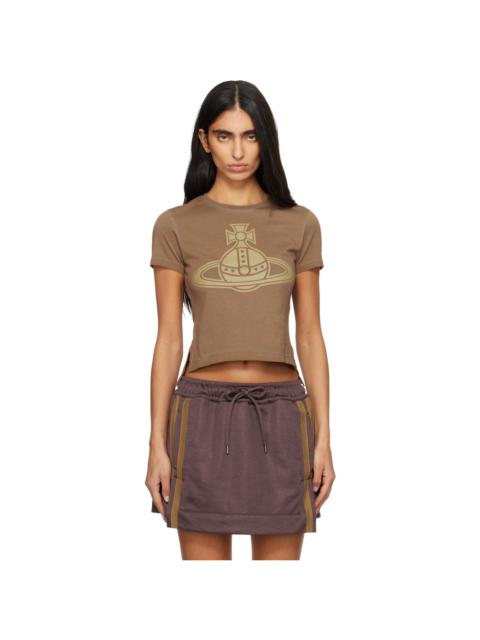 Vivienne Westwood Brown Paris Orb Mini Peru T-shirt