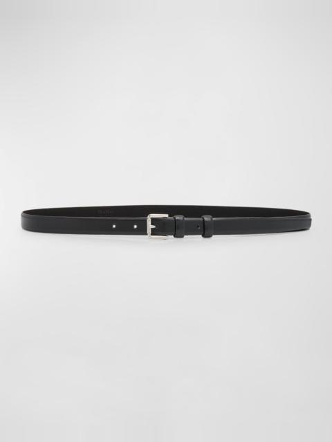 Max Mara Patent Leather Skinny Belt
