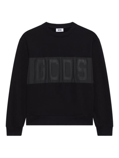 GCDS logo panel sweatshirt
