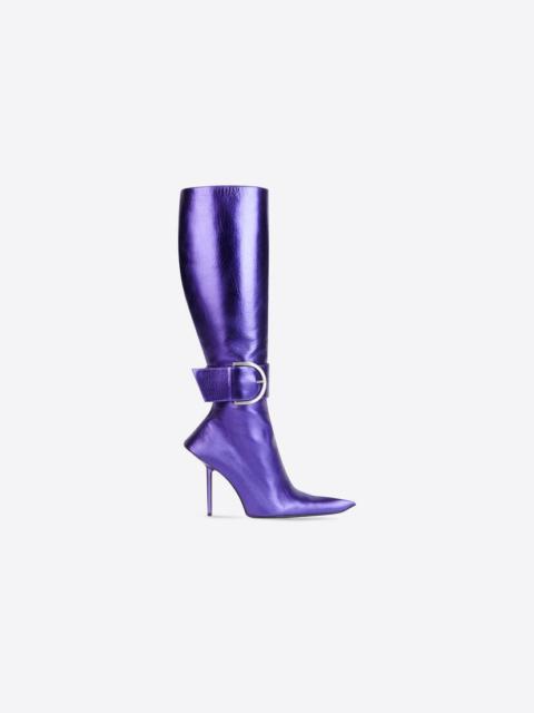 BALENCIAGA Women's Essex 110mm Boot  in Purple