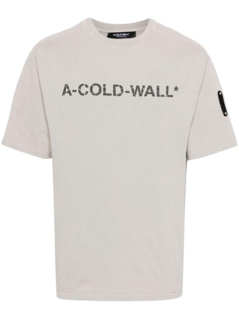 A-COLD-WALL* Overdye logo-print T-shirt