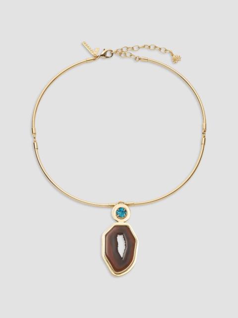 LELE SADOUGHI Women's Coyote Twilight 14K-Gold-Plated & Resin Pendant Necklace - Coyote